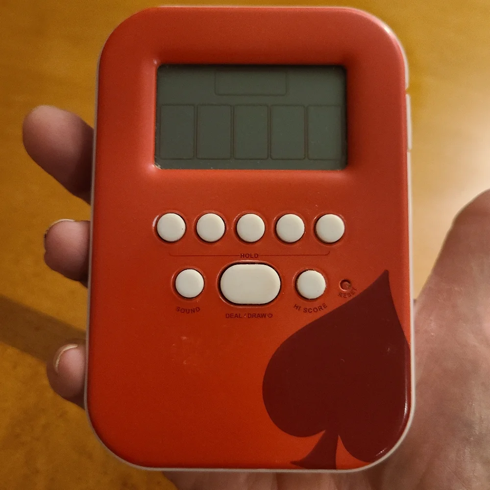 Poker Game Radica-Mattel Hand Held